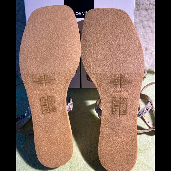 🔆HP 7/5 🎉DOLCE VITA STUDDED STELLA STRAPPED SANDALS - Picture 10 of 11